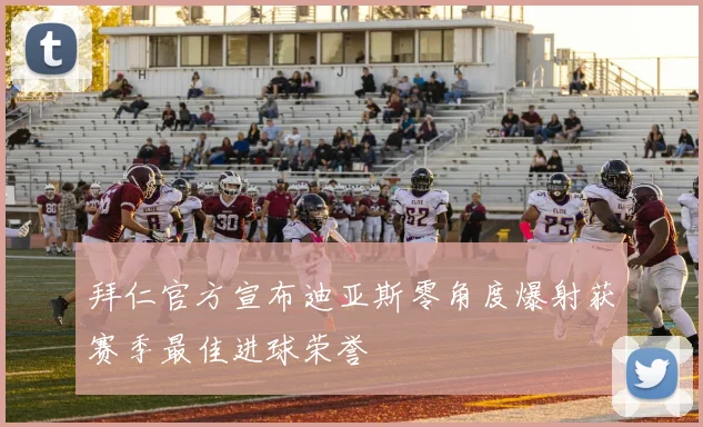 拜仁官方宣布迪亚斯零角度爆射获赛季最佳进球荣誉